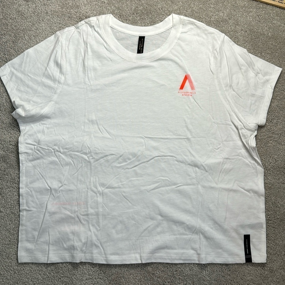 Athleta Legend Graphic Tee, Allyson Felix Sz 1X